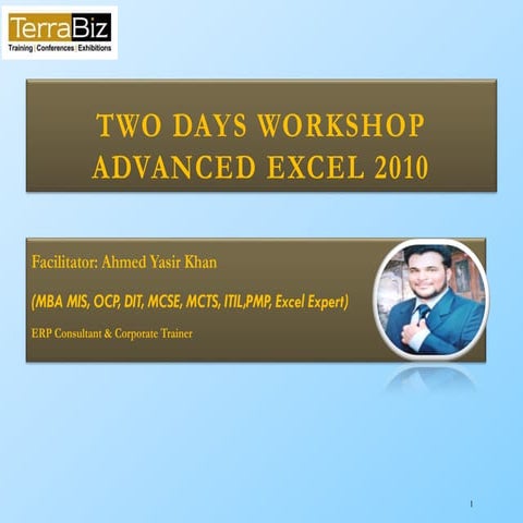 Advanced excel 2010 & 2013 updated Terrabiz