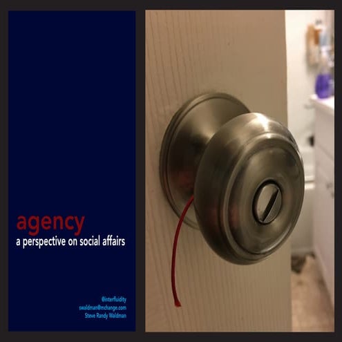 Agency — a perspective on social affairs