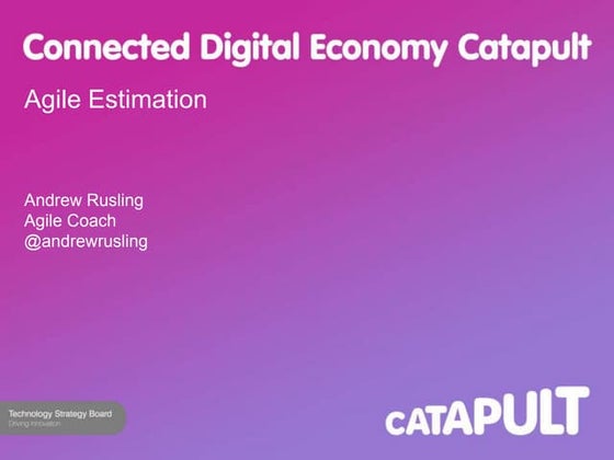 Agile Estimation