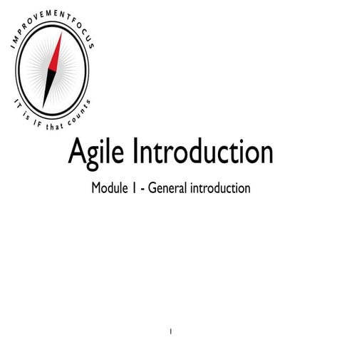 Agile intro   module 1