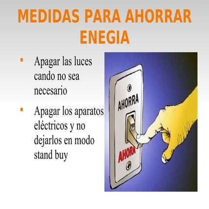 Ahorro de energía
