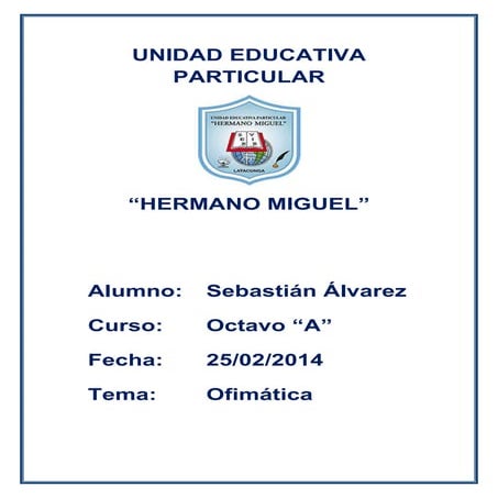 Ofimática Álvarez Sebastián