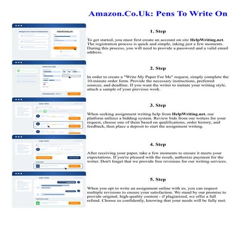 Amazon.Co.Uk Pens To Write On. Online assignment writing service.