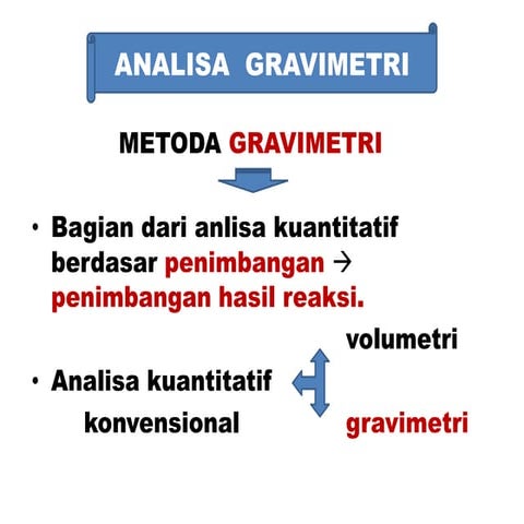 Analisa gravimetri1