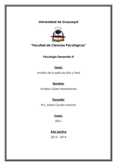 Analisis de elsa y fred