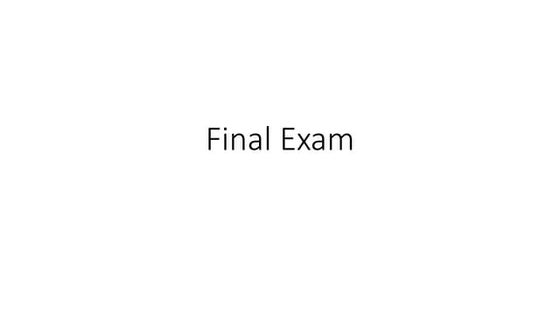 Answer key final exam  statics