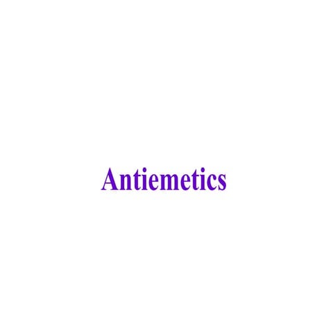Anti emetics 1.ppt