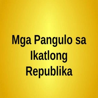 AP 6 PPT Q3 - Mga Pangulo Ng Ikatlong Republika.pptx