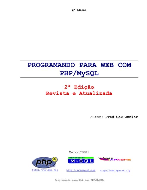 Apostila   Programando Para Web Com Php & My Sql