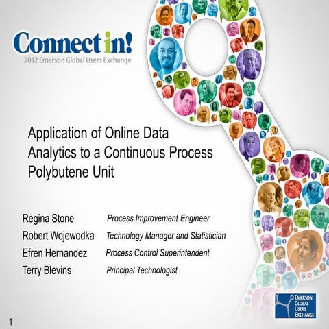 Application of online data analytics to a continuous process polybutene unit