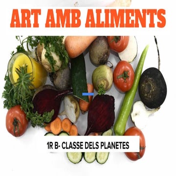 Art amb aliments