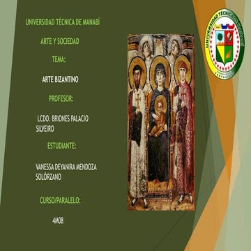  Arte y Sociedad - Arte Bizantino