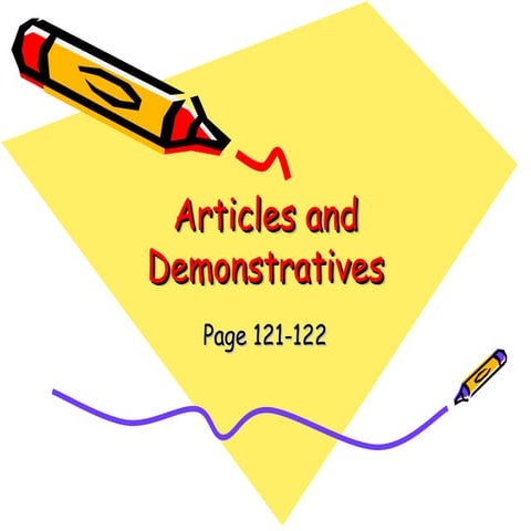 ArticlesandDemonstrativesOralpractice.ppt