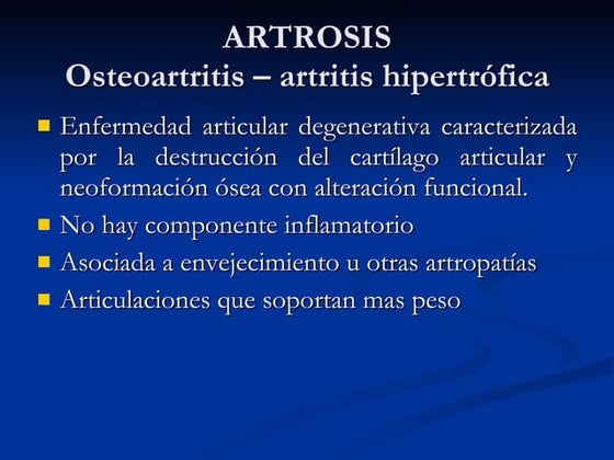 Artrosis