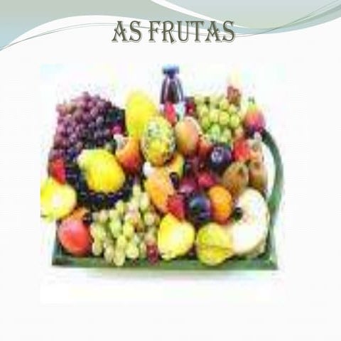As f rutas  pps alimentação