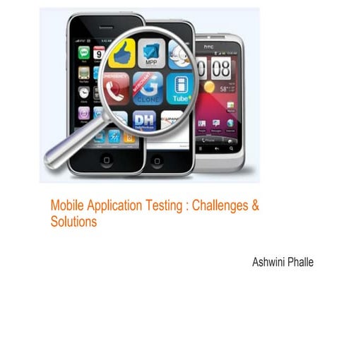 Mobile application testing