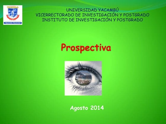 Prospectiva Estratégica