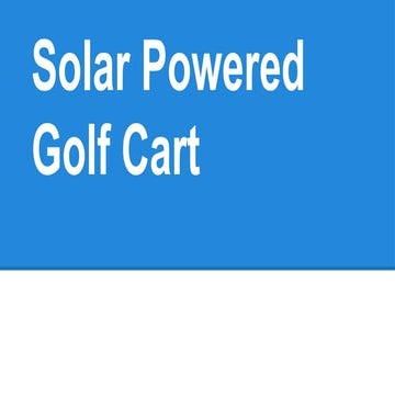 solar powered golf cart presentation.pptx
