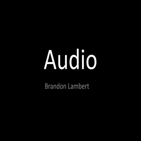 Audio pro forma