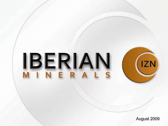 Iberian Investors Presentation August 2009