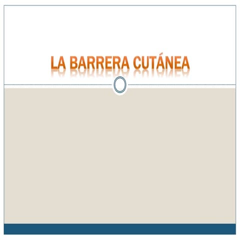 Barrera cutánea y lesiones eritematodescamativas