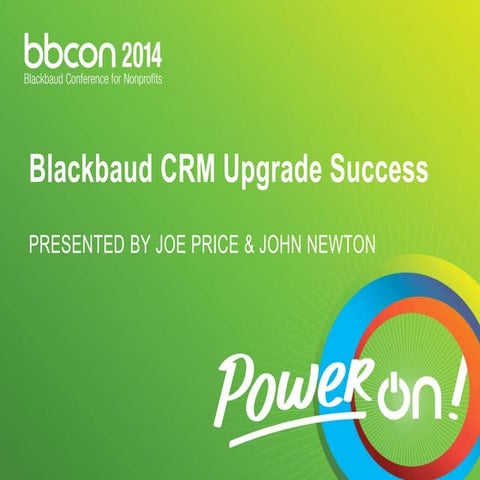 Blackbaud CRM Upgrade Success