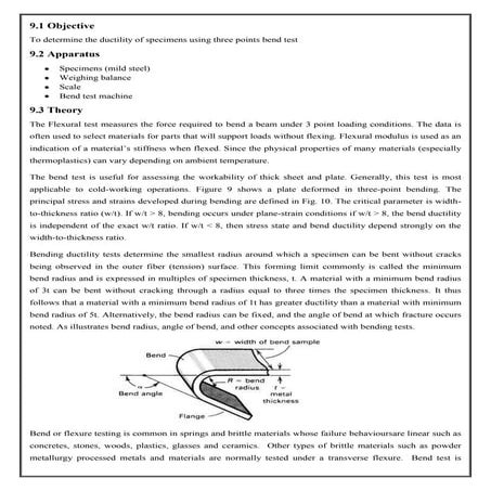 Bend test