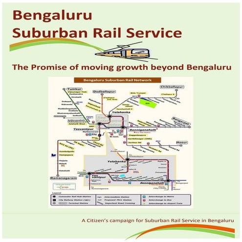Bengaluru Suburban Rail Brochure - 4 page