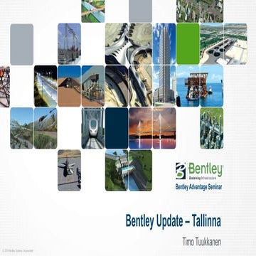 Bentley Information Mobility update - seminar in Estonia 9/2014