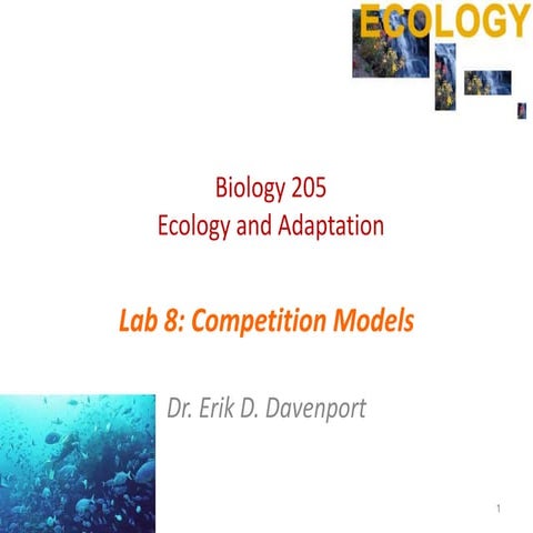 Biol205 lab 8 introduction