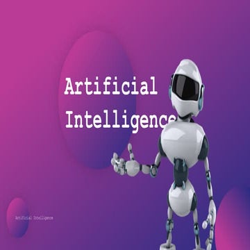 Artificial Intelligence