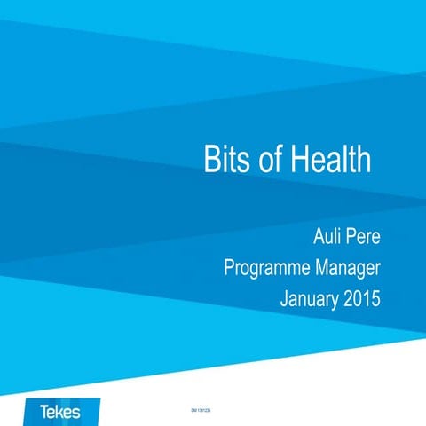 Bits of health programme presentation