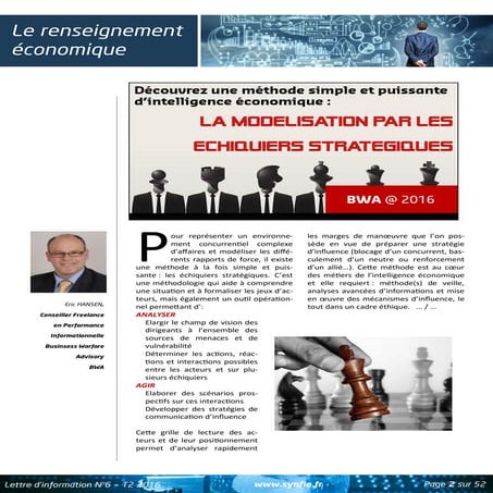 SYNFIE - Newsletter N6 - Article HANSEN Eric