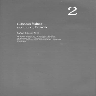 ABC de la Cirugía Biliar - Capítulo 2
