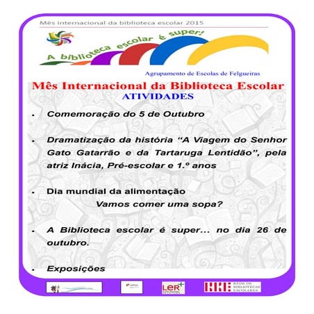 Mês Internacional da Biblioteca Escolar