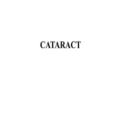 Cataract