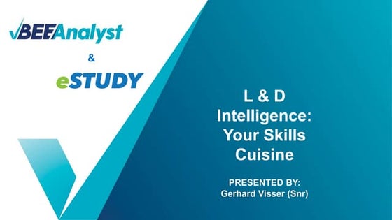 Presentation: Gerhard Visser (Snr)