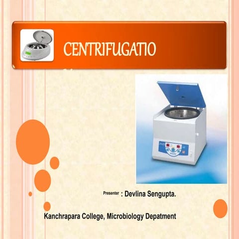 centrifugation and its applications.pptx