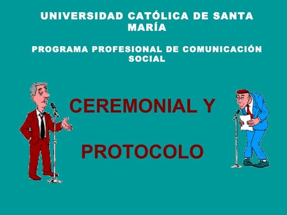 Ceremonial y protocolo