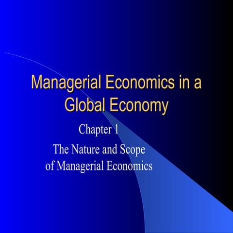 manager economic in a global economy chapter 1