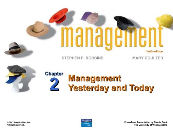 Chapter 2 Management Yesterday And Today Ppt02