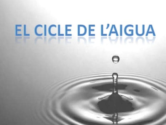 Cicle aigua