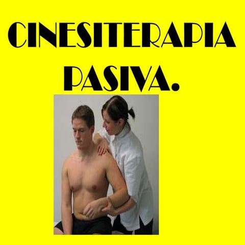 Cinesiteraipa pasiva