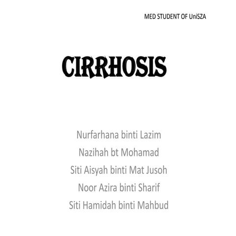 Cirrhosis