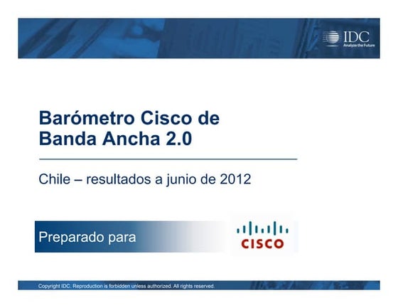 Cisco Broadband Barometer 2.0 Chile