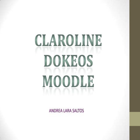 Claroline moodle-dokeos-andrea lara