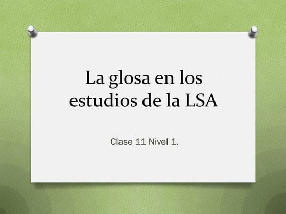 Clase 11 nivel 1.