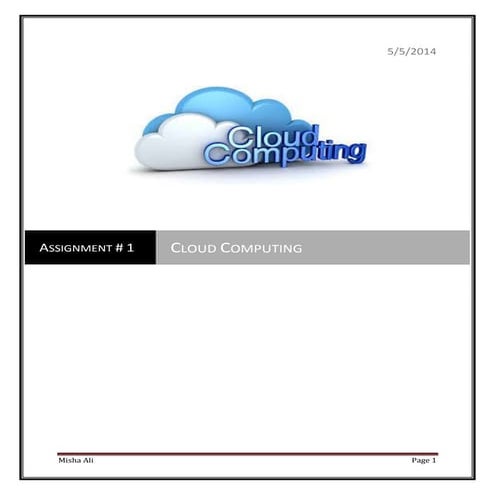 Cloud computing