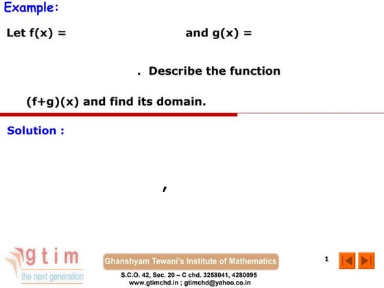 Composite functions