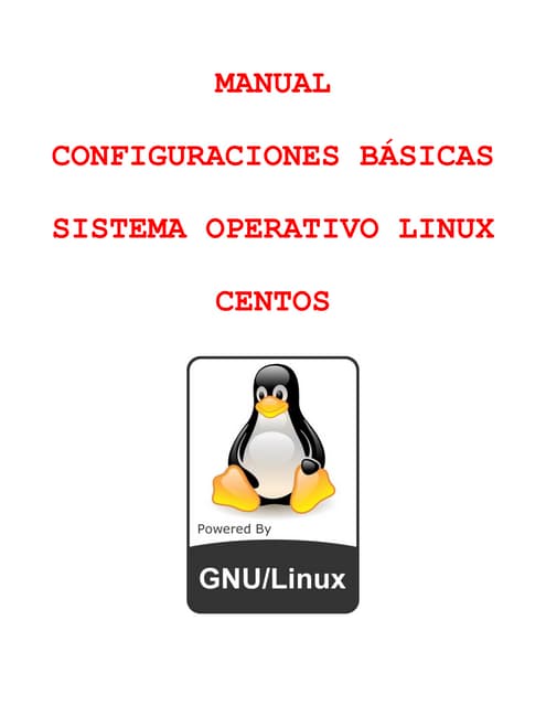 Configuracion basica de centos 6.3 linux v1